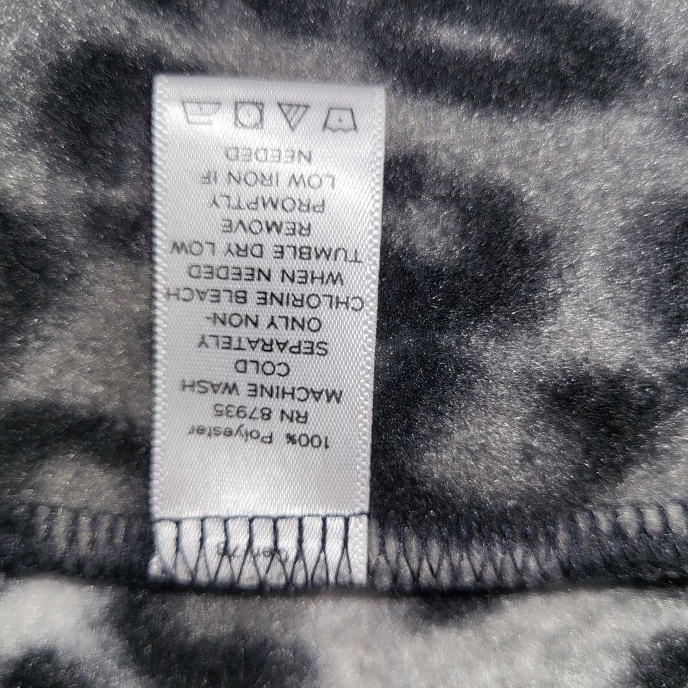 Susan Graver Black And White Leopard Print Jacket - image 5